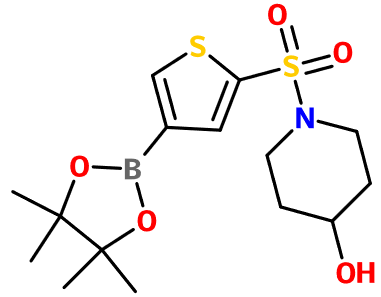 MC003248 1-(4-pinB-Thiophen-2-yl)sulfonylpiperidin-4-ol